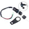 1 Set Motorcycle Ignition Switch Lock Key With Bracket For 50cc 90cc 110cc 150cc For Kazuma For Tank For Honda Motorcycle Parts