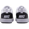 Nike Court Borough Anti Slip Wear Resistant Low Top Kids' Skateboarding Shoes White Black Sneakers DV5456-131