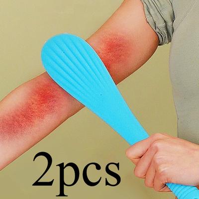 2 шт. Силиконовая доска Гуа Ша, Похлопывание для массажа меридианов, Похлопывание для массажа здоровья и хорошего самочувствия, Похлопывание для массажа мышц всего тела