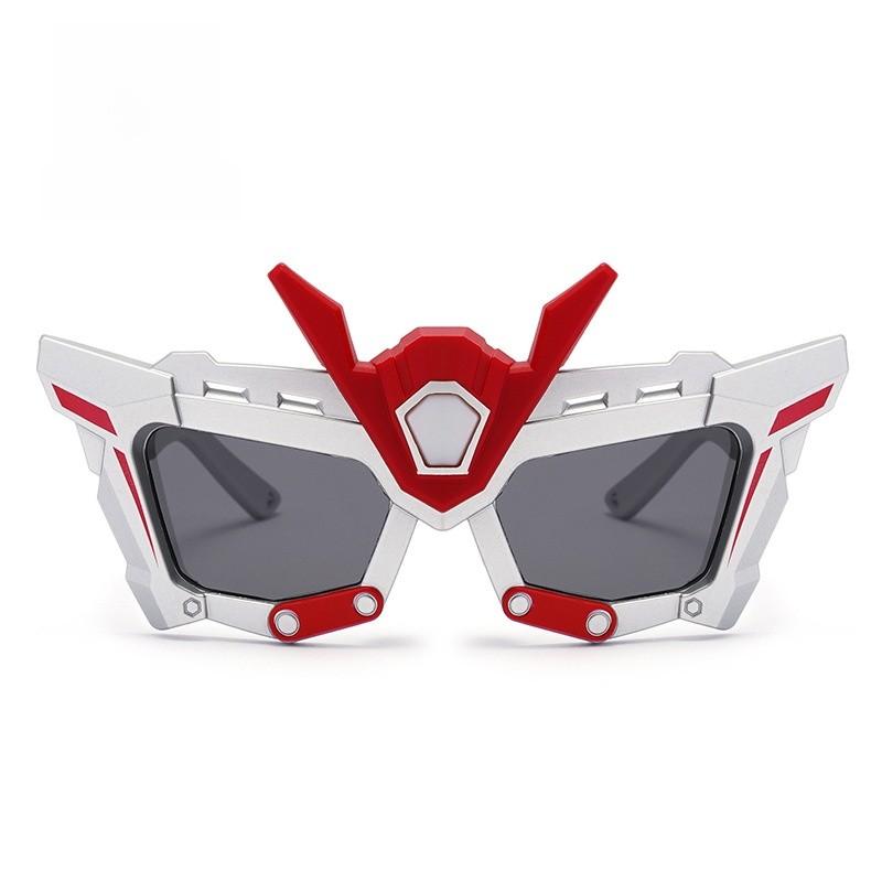 Childrens Cartoon Mecha Warrior Sunglasses With Polarized Uv400 Protection For Outdoor Play And Fashion