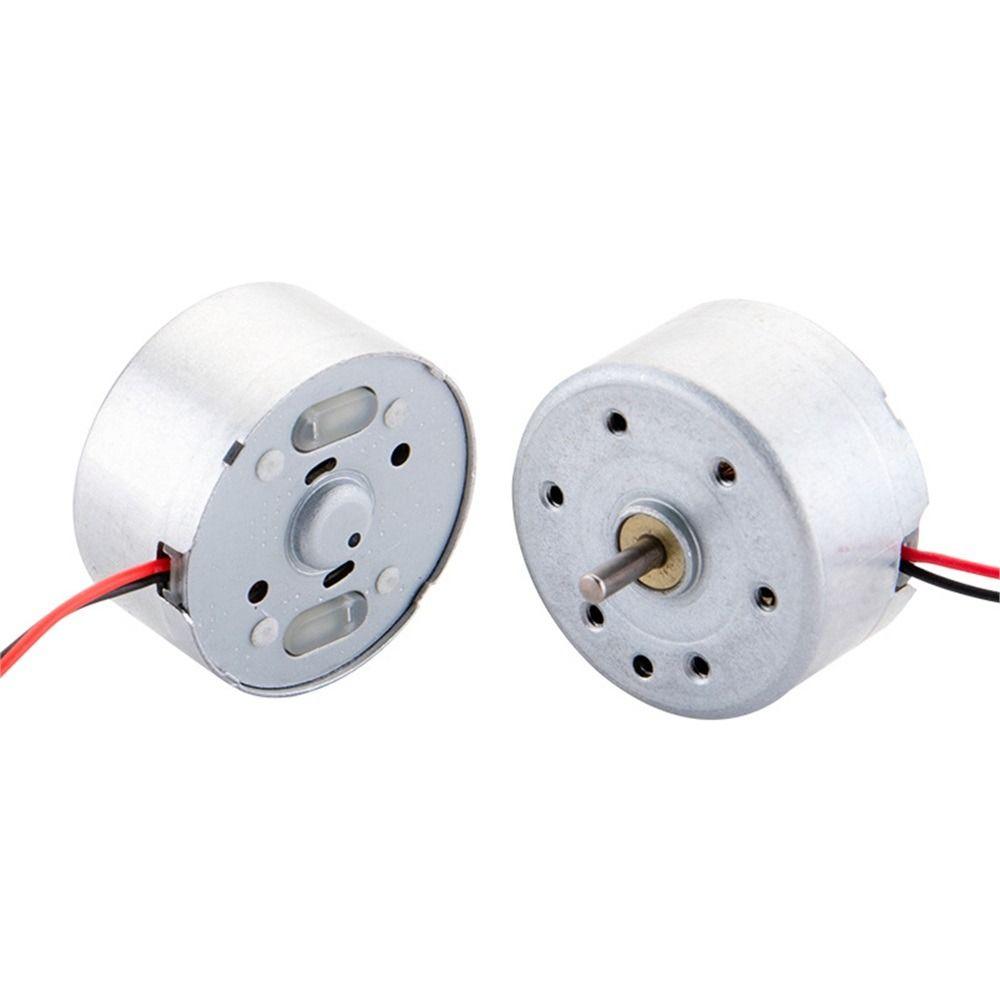 5Pcs DC 1.5V-6V RF-300 DC Motor 2Pin Brush Motor New Hanging Neck Fan Motor  for Hanging Neck Fan