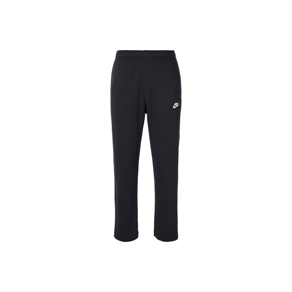Nike NSW Club флисовые теплые дышащие тренировочные брюки мужские низ черный BV2708-010
