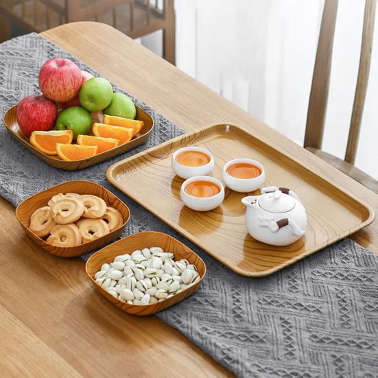 Практичная десертная тарелка квадратная износостойкая многофункциональная