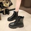 Handsome Thick-soled Small Short Boots Children 2025 Autumn and Winter Fashion Outer Wear Niche British Versatile Martin Boots Women