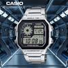 CASIO AE-1200WHD-1AJF Men’s Digital Watch Silver | Casio Collection | Stainless Steel | World Time | 100m Water Resistant | Japan Genuine Product