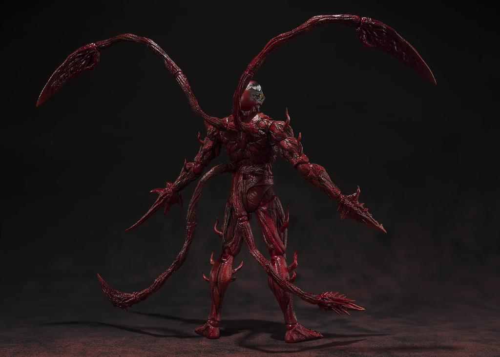 TAMASHII NATIONS Let There Be Carnage Bandai Spirits Action Figure - Venom (Venom Carnage) S.H.Figuarts
