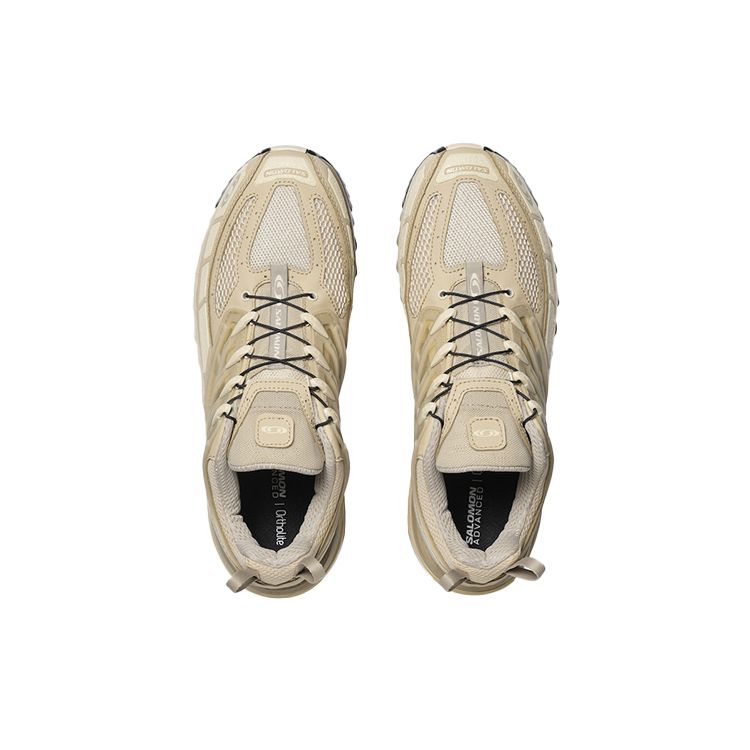 SALOMON Acs Pro Передовой Тканевый Тренд Амортизация Нескользящие Прочные Низкие Уличные Функциональные Кроссовки Унисекс Бежевый 470612