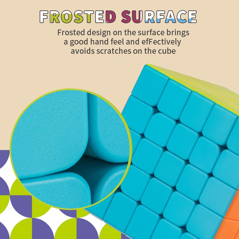 Cube Puzzle Professional 2x2 3x3 4x4 5x5 Smooth Magic Cubes Speed Puzzle Children's Fidget Toy Educational Toy for Kids