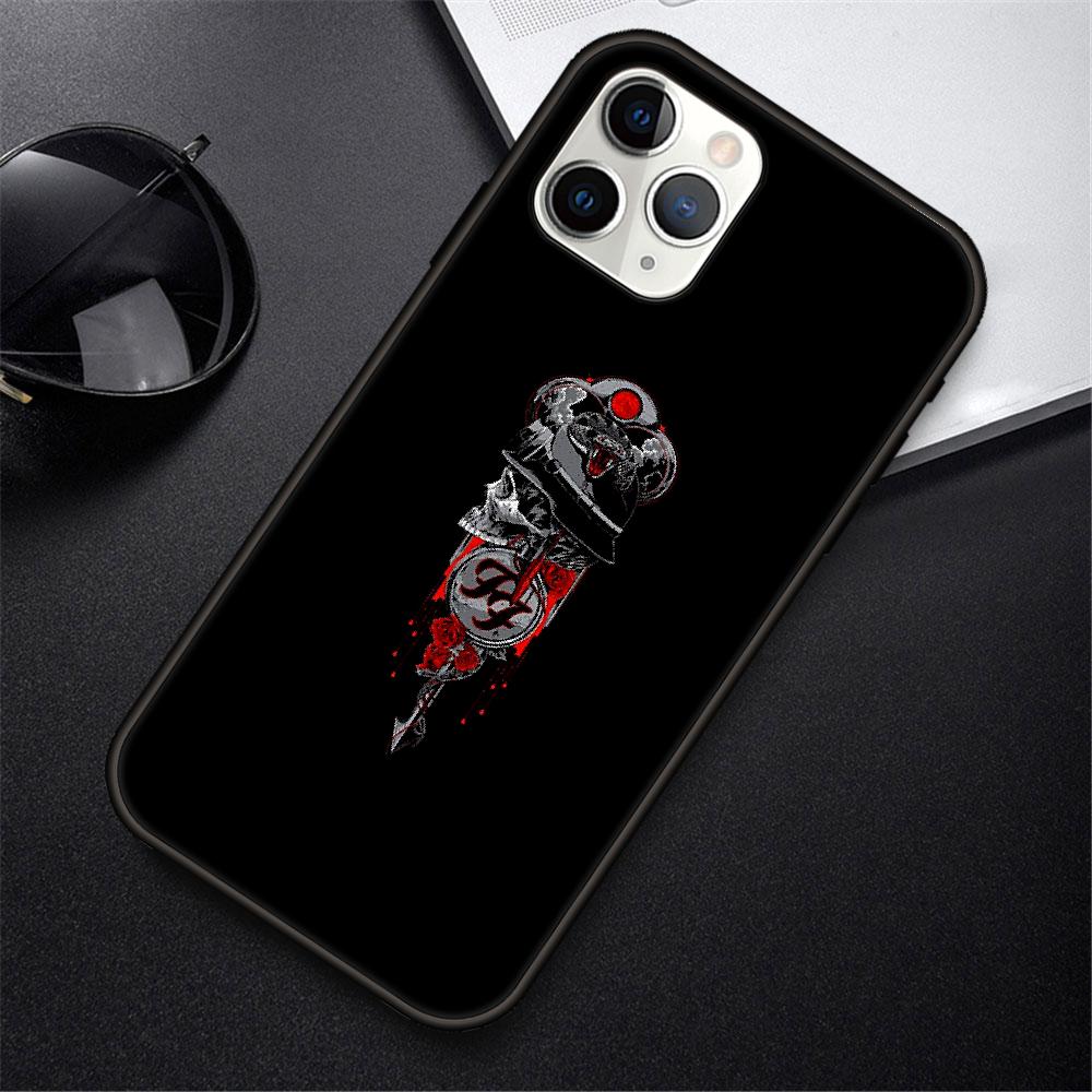 Phone Case For IPhone 12 Mini 11 Pro XR X MAX SE XS 5 6 6S 7 8 E Plus Black Cover Funda Luxury Bumper Silicone FOO FIGHTERS