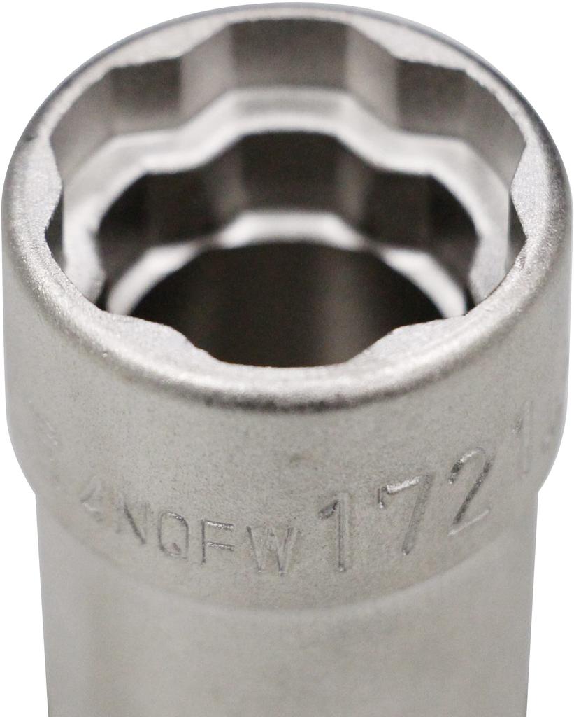 Tone Double Quick Fit Impact 17x21mm Width HP4NQFW-1721 Socket, 12.7mm (1/2") Drive,