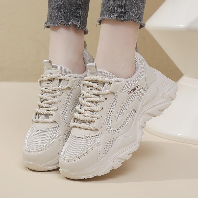 Новая женская модная обувь для пап, сетчатая дышащая спортивная обувь, повседневная амортизирующая обувь для путешествий, женская обувь для ходьбы на открытом воздухе