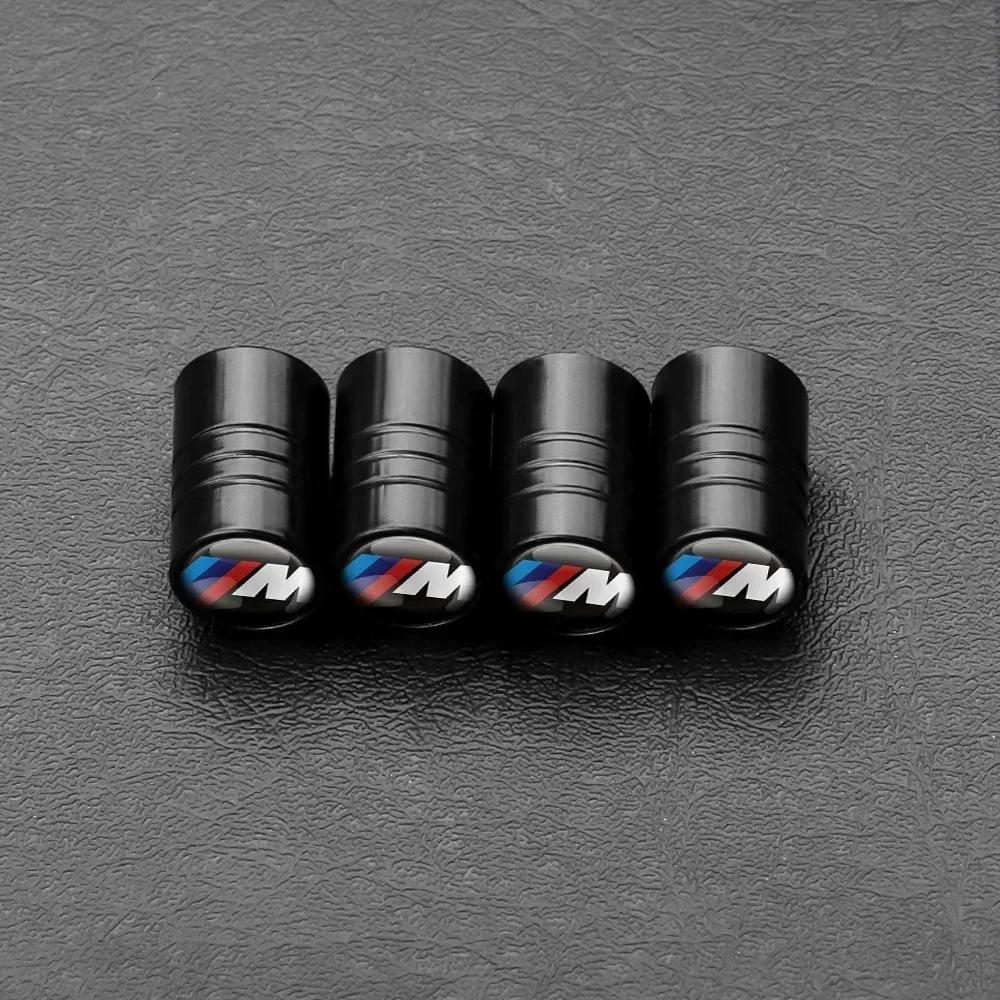 BGLX7 Car Sticker New For BMW 4p Automobile hub tire valve cap BMW M logo cover M3 M5 F10 F30 F20 E30 E34 E36 E39 E46 E91 x1 x2 x3 x5