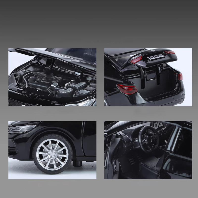 Литая под давлением модель автомобиля SYLPHY 1/32, коллекция игрушечных транспортных средств, звуки, подарки для детей