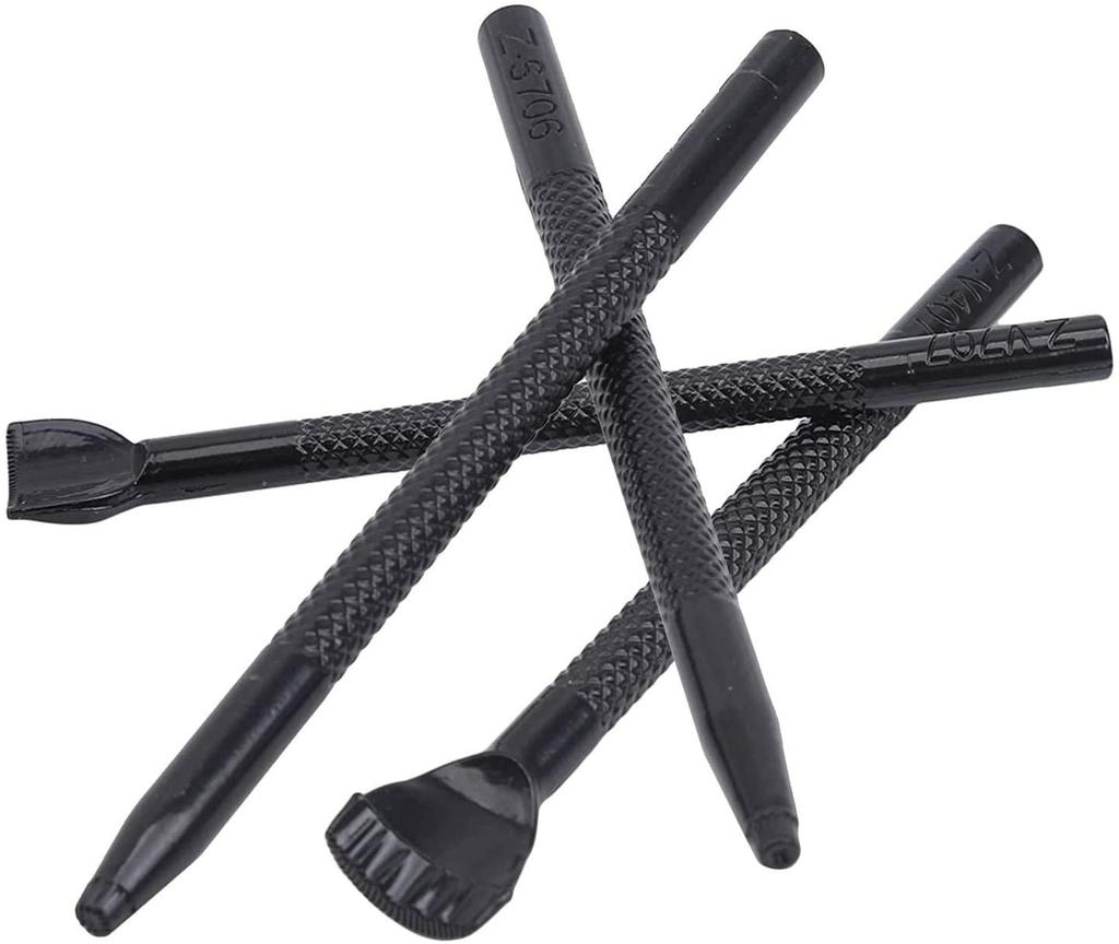 MOLATE 20 гравированных штампов-палочек для резьбы по коже, изделий из кожи, инструментов для самостоятельной работы