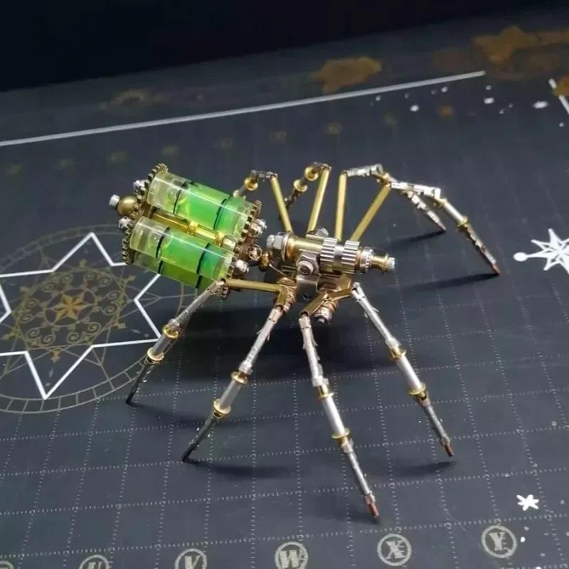 Сделай сам Механический Паук Металлический Модель-конструктор 3D Пазлы Киберпанк Насекомые Сборка Креативные Ручная Работа Металлические Пазлы