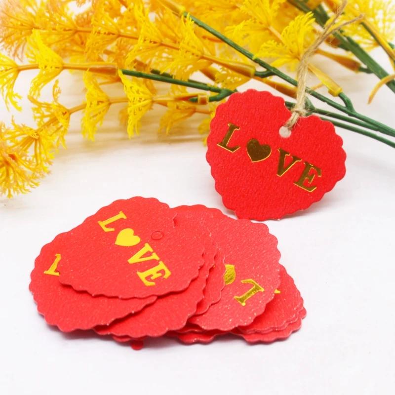 100TAG20MSTRING 4x5 см этикетка для поделок/выпечки/конфет