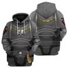 Warhammer 40k Space Marine Hoodie 3D Print Cosplay Set Teens
