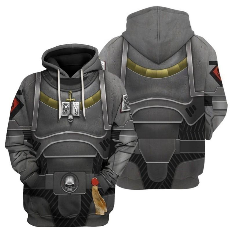 Warhammer 40k Space Marine Hoodie 3D Print Cosplay Set Teens
