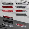 JBIW9 3D Metal Car Styling Sport Line Grille Emblem Side Decals Rear Trunk Body Badge For Skoda VRS Octavia Scala Vision Rapid Kodiaq