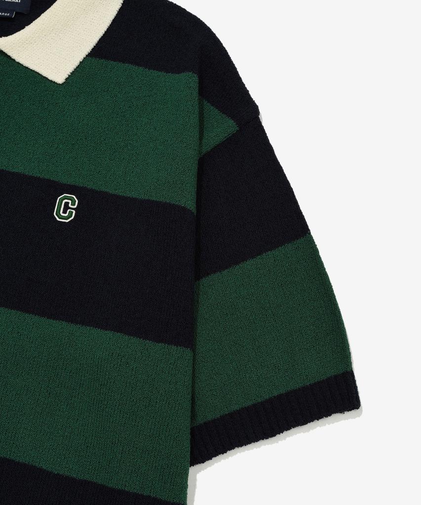 COVERNAT Rugby Half Knit Green
