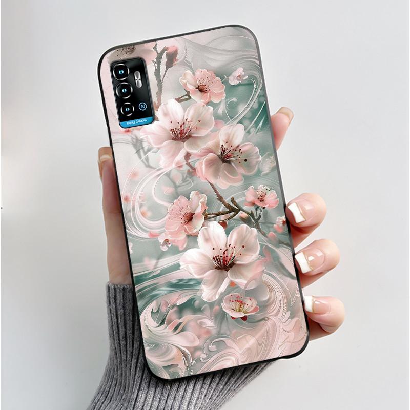 Милый Мультяшный Чехол Для ZTE Blade A71 Чехол-Крышка Для Optus X Swift 5G Печатный Корпус Защитная Крышка Мягкий Силикон Черный Корпус