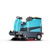 Boshuo 1400 Industrial Three-Brush Sweeper with Suction & Spray for Workshops & Schools