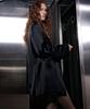 Untage Satin Oversized Double Jacket [Black(Unisex)]_Uth-Fb55