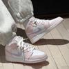 Детские кроссовки Air Jordan 1 Mid GS Pink Wash Violet-Frost White FD8780-601