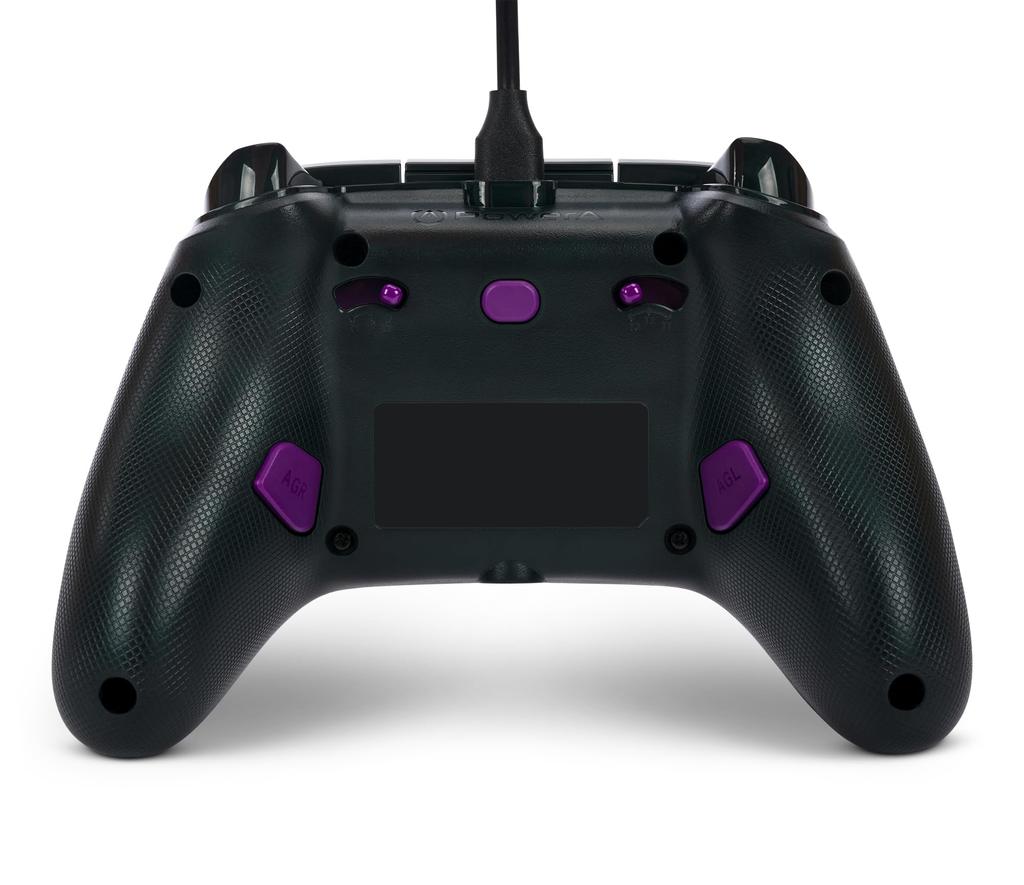 Год PowerA Advantage Проводной контроллер для Xbox Series Фиолетовый камуфляж Функция двойной вибрации для Xbox Series PC Windows [2 Гарантия] XS - XS 10/11