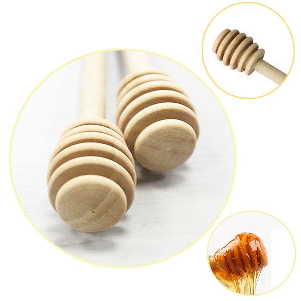 1/3pcs Long handle Long Handle Safe Gadgets Mixing Stick Stirring Honey Spoon Wooden Dipper