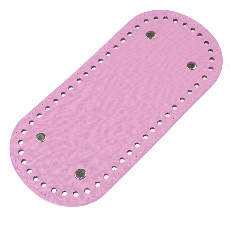 Креативная овальная форма DIY ручной работы плетёная сумка основа для подушки с отверстиями дно с заклёпками аксессуары