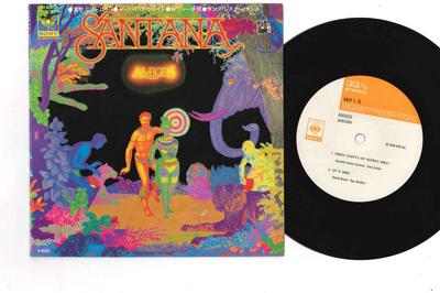 7-дюймовая пластинка SANTANA Amigos Европа 08EP1 CBS SONY 1976 Япония Рок Б/у