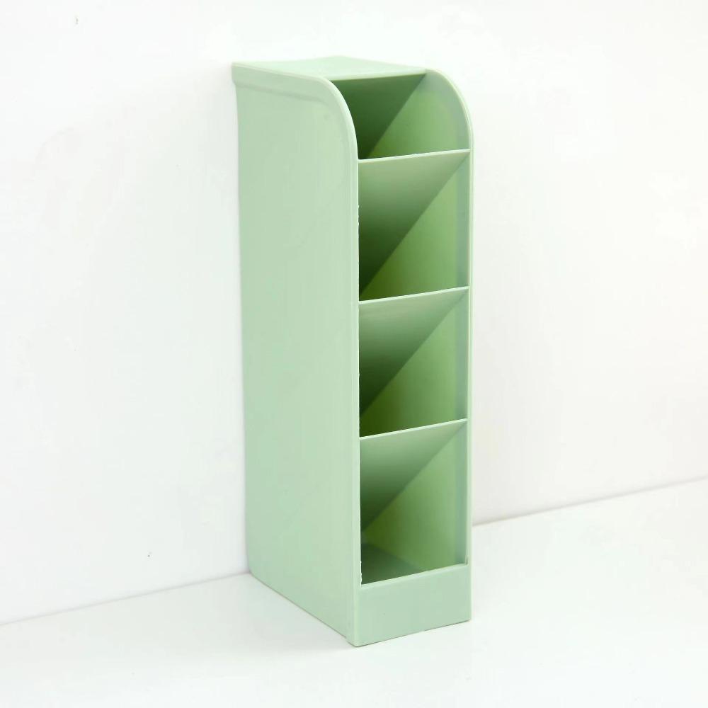 Plastic Pen Holder Large Capacity Stationery Display Stand Simple Pen Bucket Gift