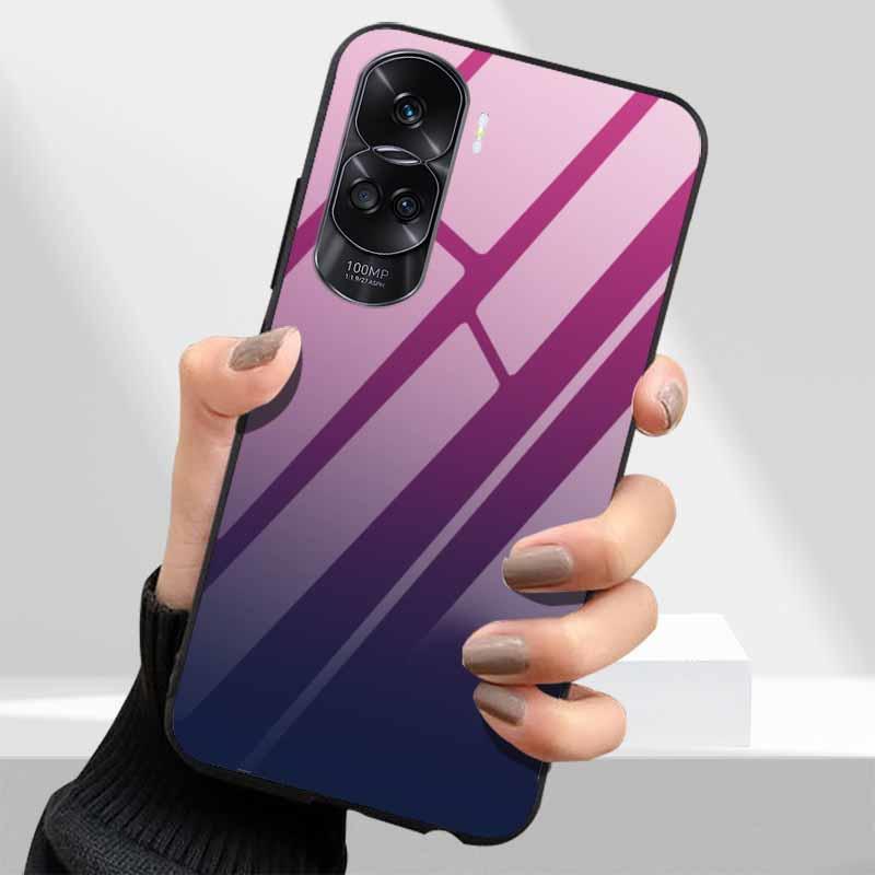 Закаленное Стекло Жесткий Чехол Для Honor 90 Lite 5G Чехол Милый Мраморный Funda Coque Для Honor 90 Pro Honor90 90Lite 90Pro Оболочки Телефона