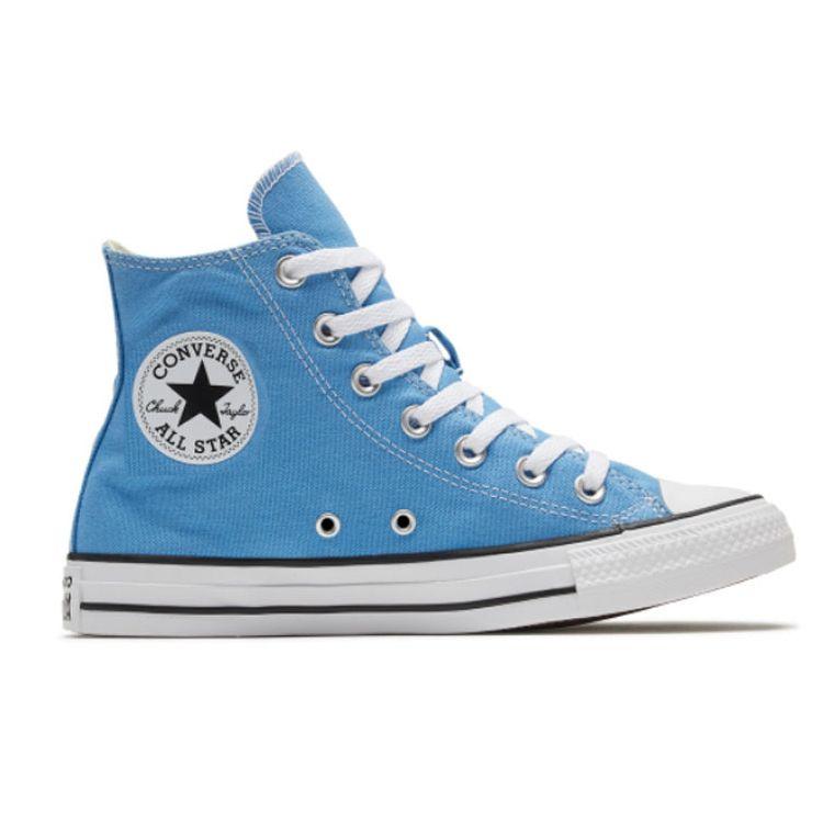 Converse All Star BB Prototype CX Chuck Taylor Comfortable Non-Slip Wear-Resistant High-Top Canvas Shoes Unisex Sneakers Light-Blue 166706C