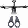2PCS Ergonomic Thumb Rest Handlebar Fiber Bicycle Handlebar End Grips  for Mountain Bike