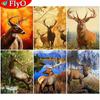 5D алмазная живопись олень полная дрель квадратная круглая алмазная вышивка животное изображение горный хрусталь мозаичный декор для дома