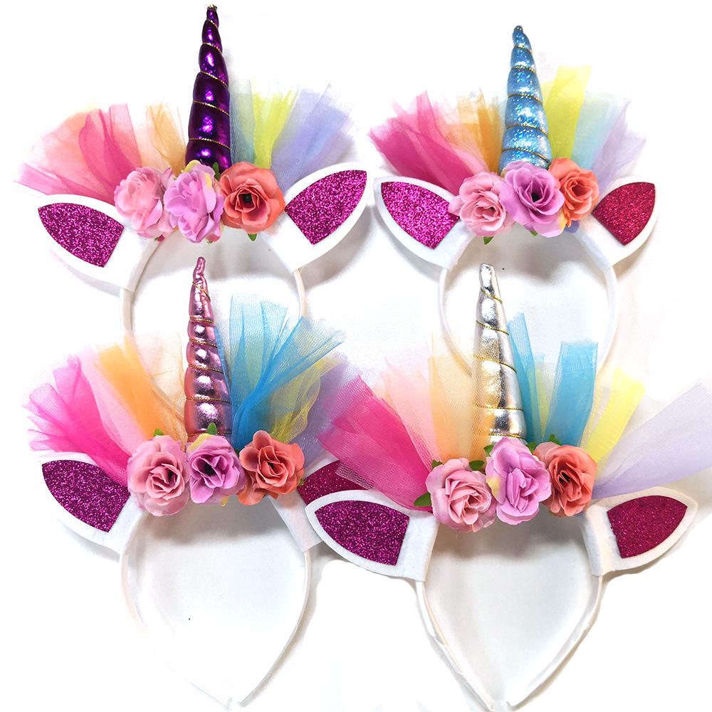 Платье принцессы-единорога с пышной юбкой для девочек - Летний наряд для выступления на фортепиано