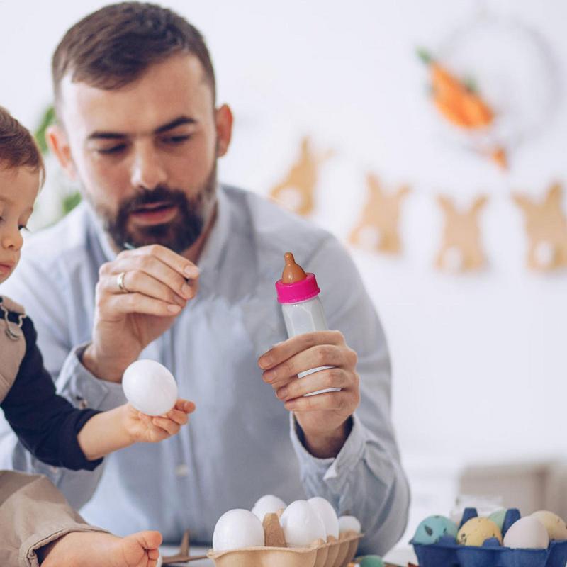 Бутылочка для кормления кукол, Волшебная бутылочка с исчезающим молоком, Детский аксессуар для ролевых игр, Бутылочка для сока для реборнов, Развивающие игрушки