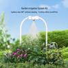 Garden Misting Spray System for Cooling, Disinfection, and Dust Removal