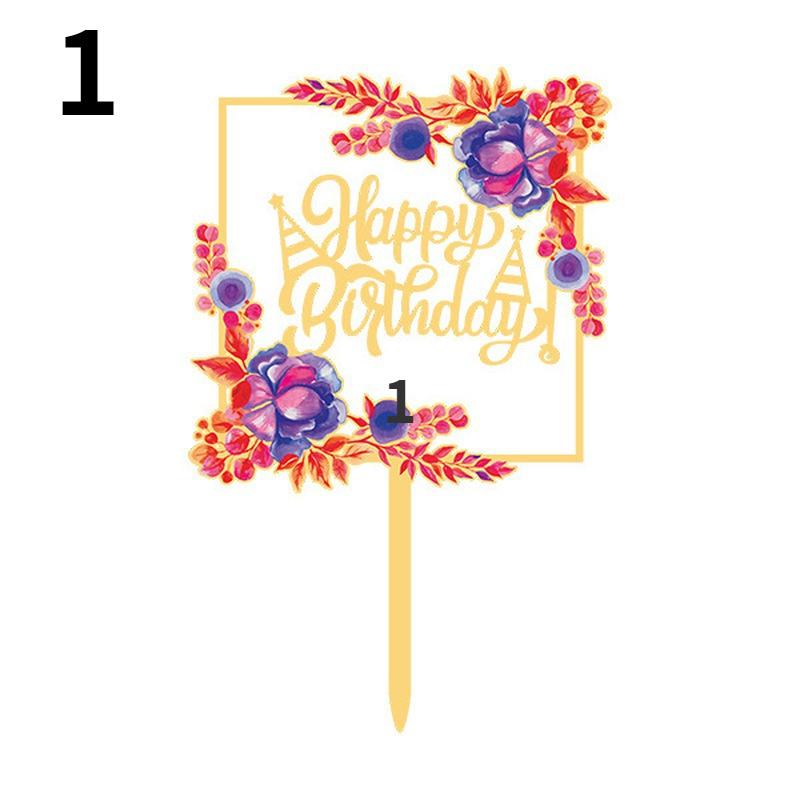 Топ для торта на день рождения, свадьбу, десерт, золотой и серебряный, для украшения торта на вечеринку, акриловые цветы, украшение для торта, топпер