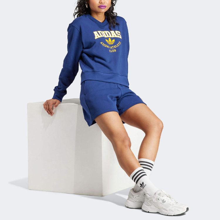 Adidas Originals COLLEGE GRAPHIC Sweatshirt Women's Blue IL2414
