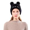 Fashion Cat Ear Women Hat Acrylic Knitted Hat Warm Winter Hat For Women High Quality Bonnet Hat