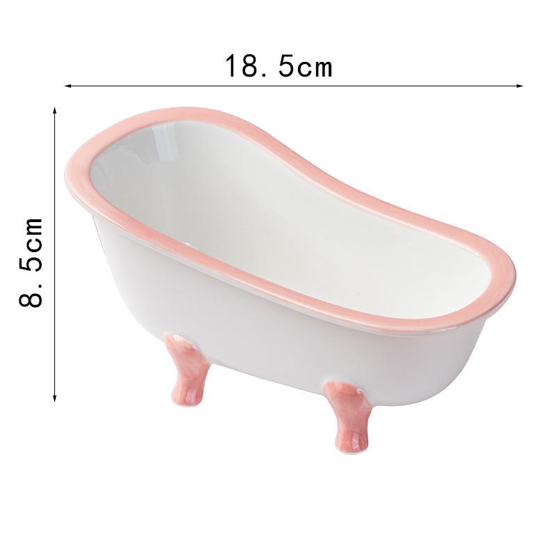 Creative Cocktail Glass 3D Ceramic Bathtub Cocktail Glasses Pink Tub Wine Cup Hawaii Tiki Mug Cold Drink Smoothies Dessert Cake