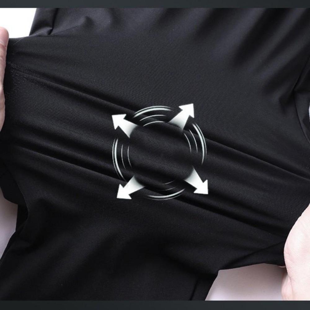 Мужские крутые, приятные для кожи повседневные брюки, повседневные спортивные штаны для бега, летние эластичные стильные брюки черного и серого цвета