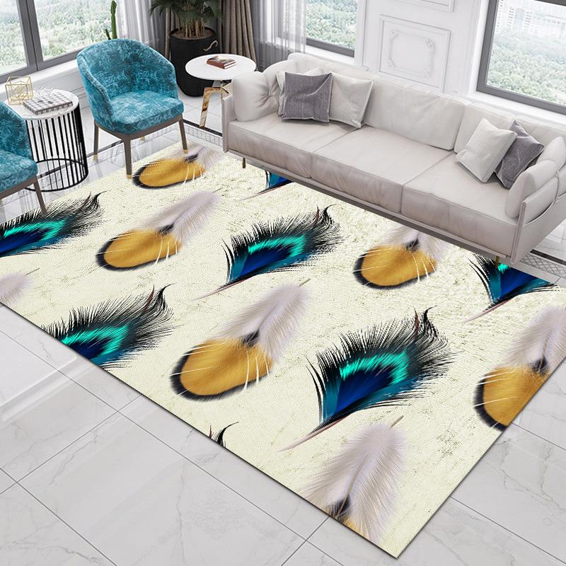 Ковер с принтом для гостиной, большой площади, противоскользящий ковер для спальни, прикроватное одеяло, аксессуары для домашнего декора