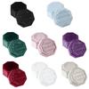 Triple Rings Presentation Box In Plush Octagonal Flannel Velvets Rings Box Proposal Box Suitable for Various Occasion