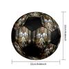 1PC Cristiano Ronaldo Heart size 5 soccer ball PrahaIndoor Soccer Ball Colorful All Ages Machine Stitched PVC Competition Ready Durable High-Bounce