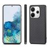 For Xiaomi Redmi Note 14 5G Case Carbon Fiber Texture PU+PC+TPU Phone Back Cover