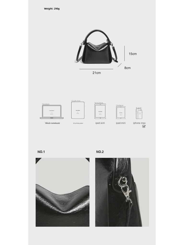 Женская сумка через плечо Soft Crackle весна/лето 2024 года — шикарный, простой дизайн на одно плечо